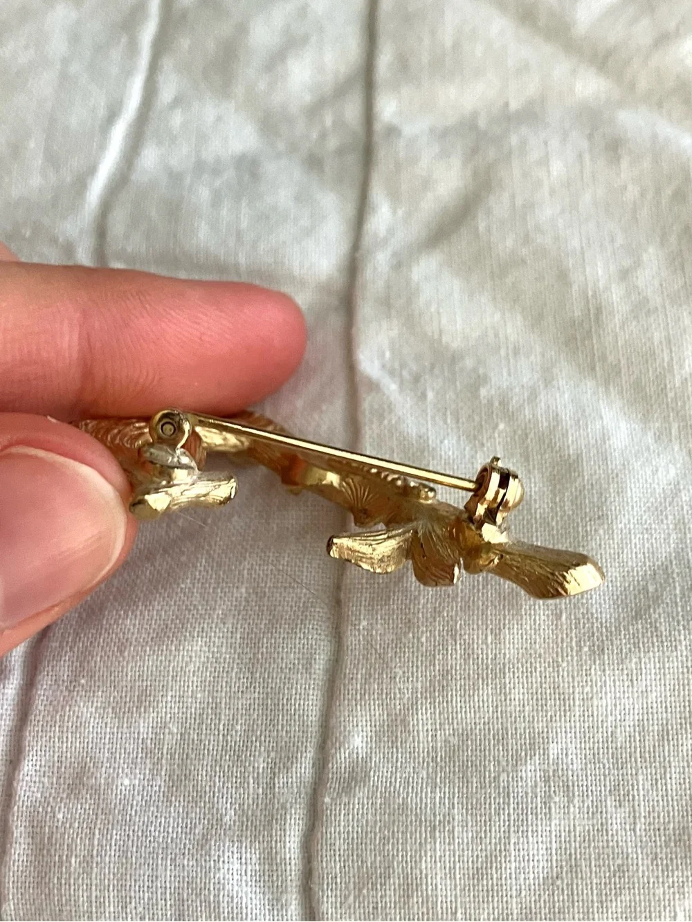 Vintage Sarah Coventry Gold-tone Letter J Brooch